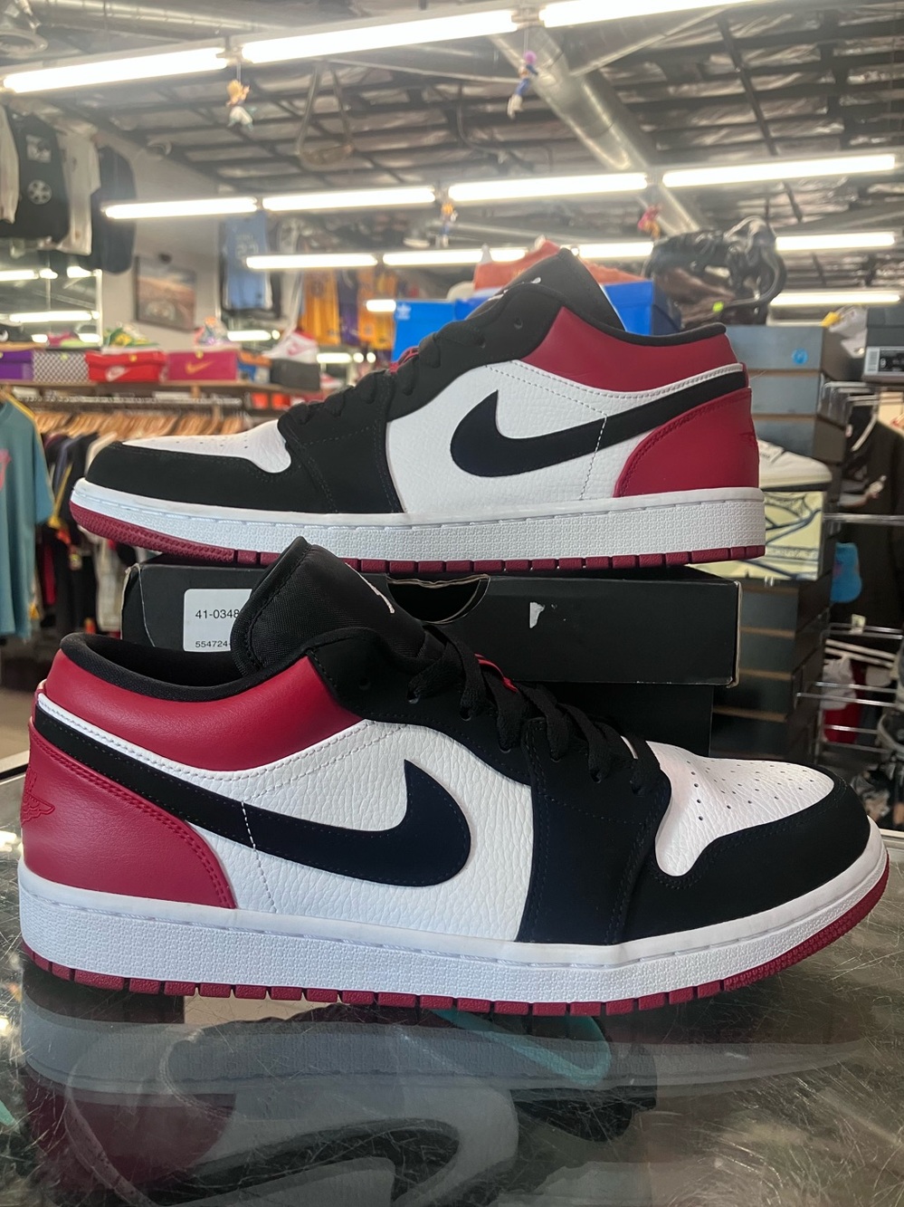 Air Jordan 1 Low Black Toe Size 11.5
